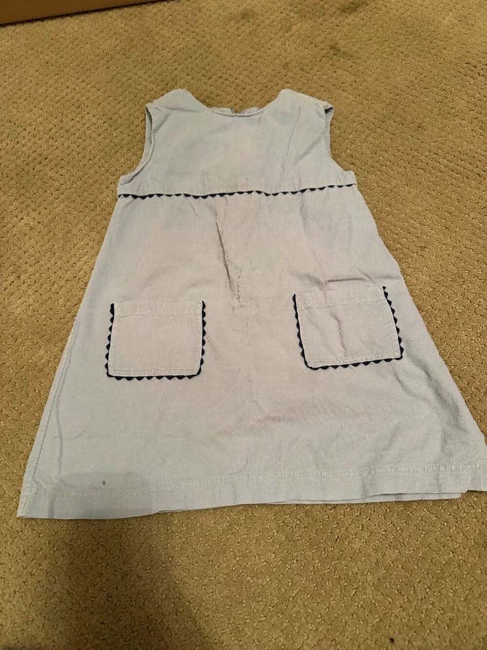 Tiny Bubbles Girls Blue Corduroy Dress Size 3T Navy Ric Rac – SPOTS/PLAY